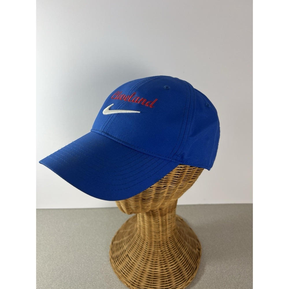 Nike Dri-FIT Cleveland Unisex One Size Blue Legacy91 Adjustable Strap Back Cap